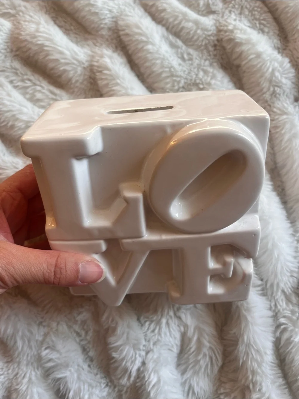 LOVE Ceramic Piggybank
